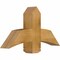 Ekena Millwork Bellingham Rough Sawn Timber Gable Bracket, Western Red Cedar, 36"W x 19"H x 6"D x 6"F, 13/12 Pitch GBW036X19X0606BEL00RWR - alternate 3